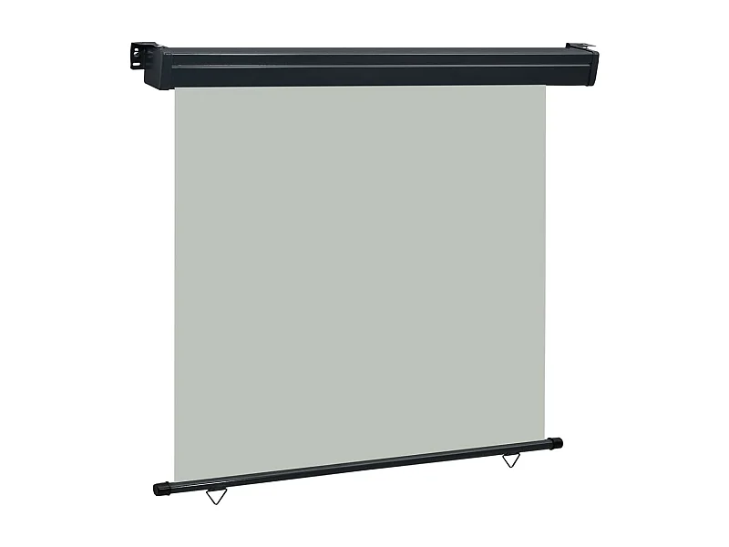 Tenda da sole schermo laterale retrattile per la privacy per patio giardino terrazza balcone schermo di protezione visiva 170 x 250 cm grigio 02_0007026