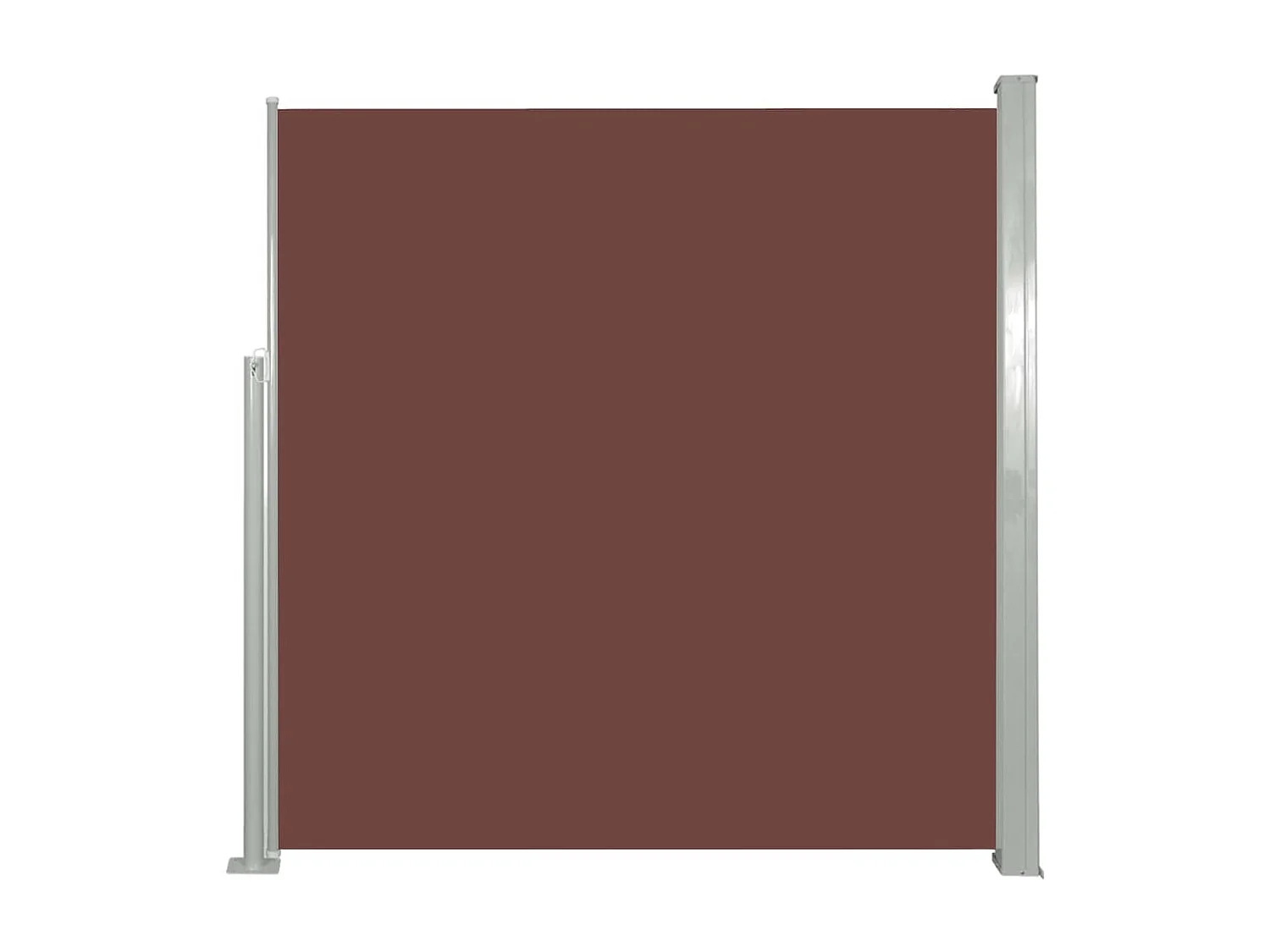 Auvent paravent store brise-vue marron 300 x 300 x 140 cm 02_0007090