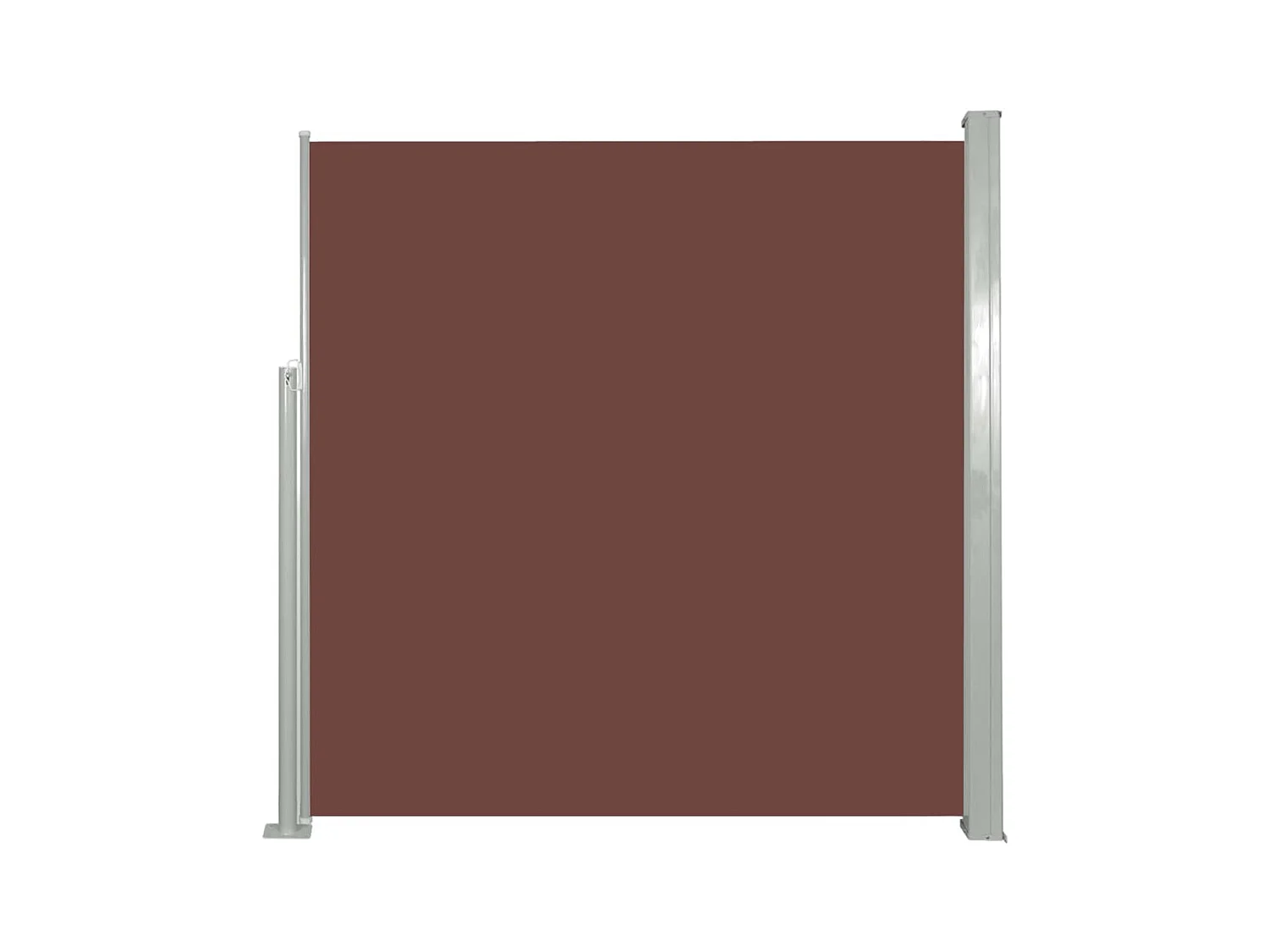 Tenda da sole schermo laterale retrattile per la privacy per patio giardino terrazza balcone schermo di protezione visiva 140 x 300 cm marrone 02_0007090
