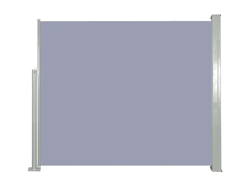 Tela de toldo tela de privacidade lateral retrátil para pátio jardim terraço varanda tela de proteção visual 120 x 300 cm cinza 02_0007083