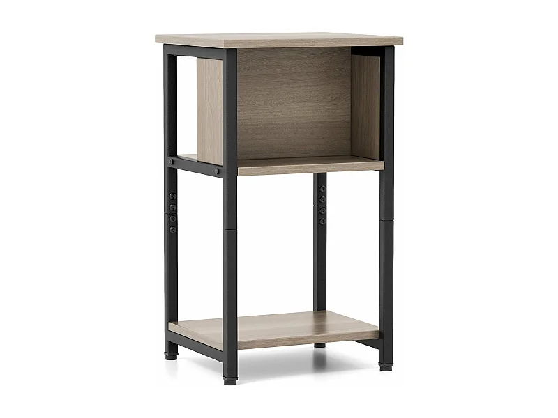 Table de chevet table gris 34 x 30 x 58.5 cm 20_0009408