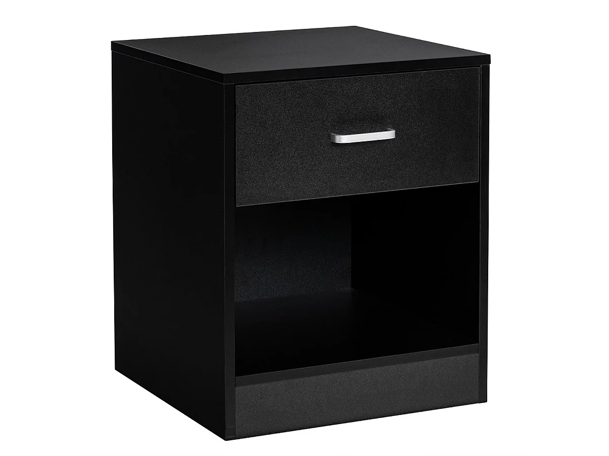 Table de chevet bois métal marron 45 x 42.5 x 55 cm 20_0009395