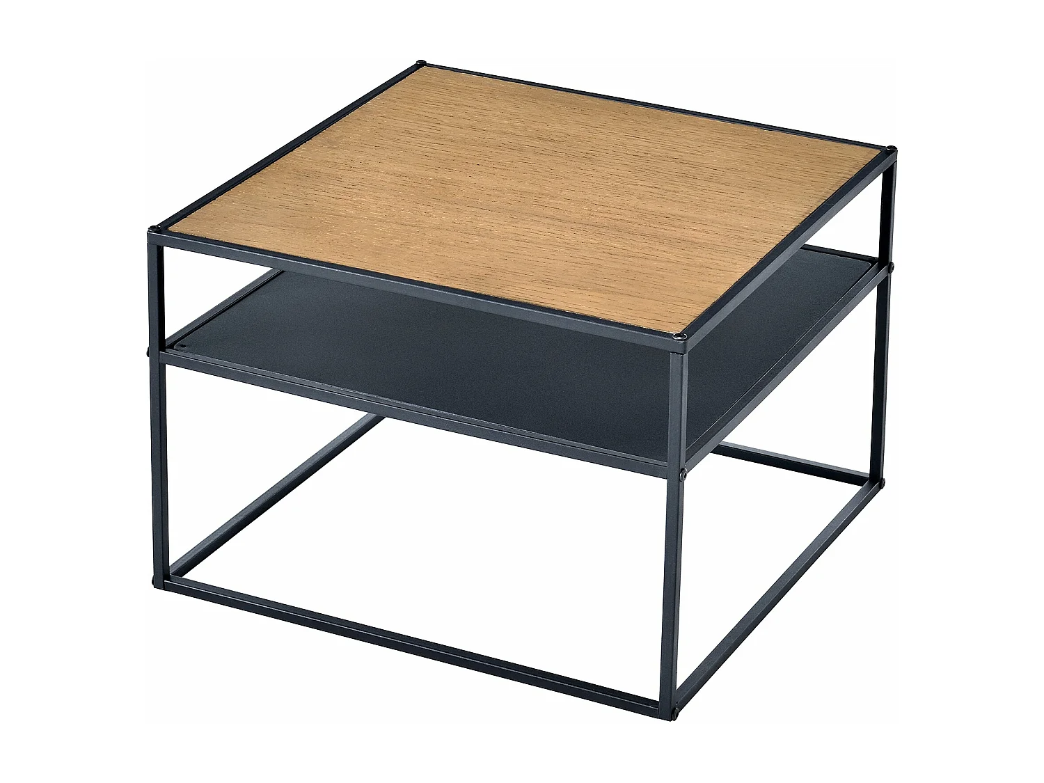 Table basse carrée 40 bois marron 55 x 55 x 40 cm 03_0008431