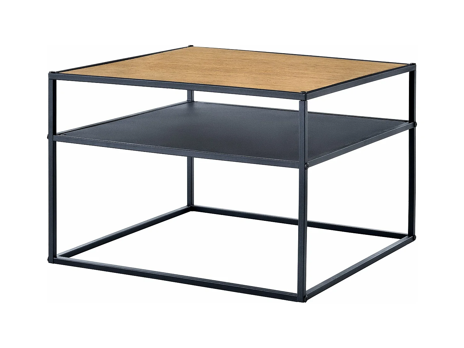 Table basse carrée 40 bois marron 55 x 55 x 40 cm 03_0008431