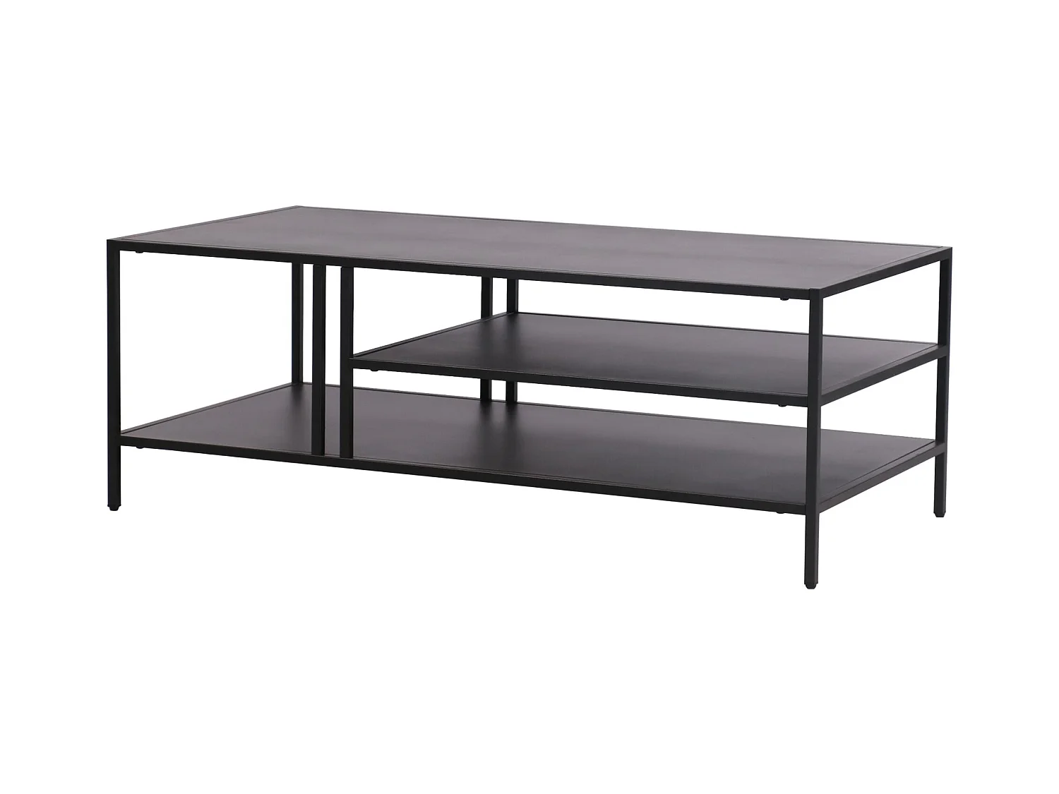 Table basse métal 40 métal argentée 110 x 55 x 40 cm 03_0008452