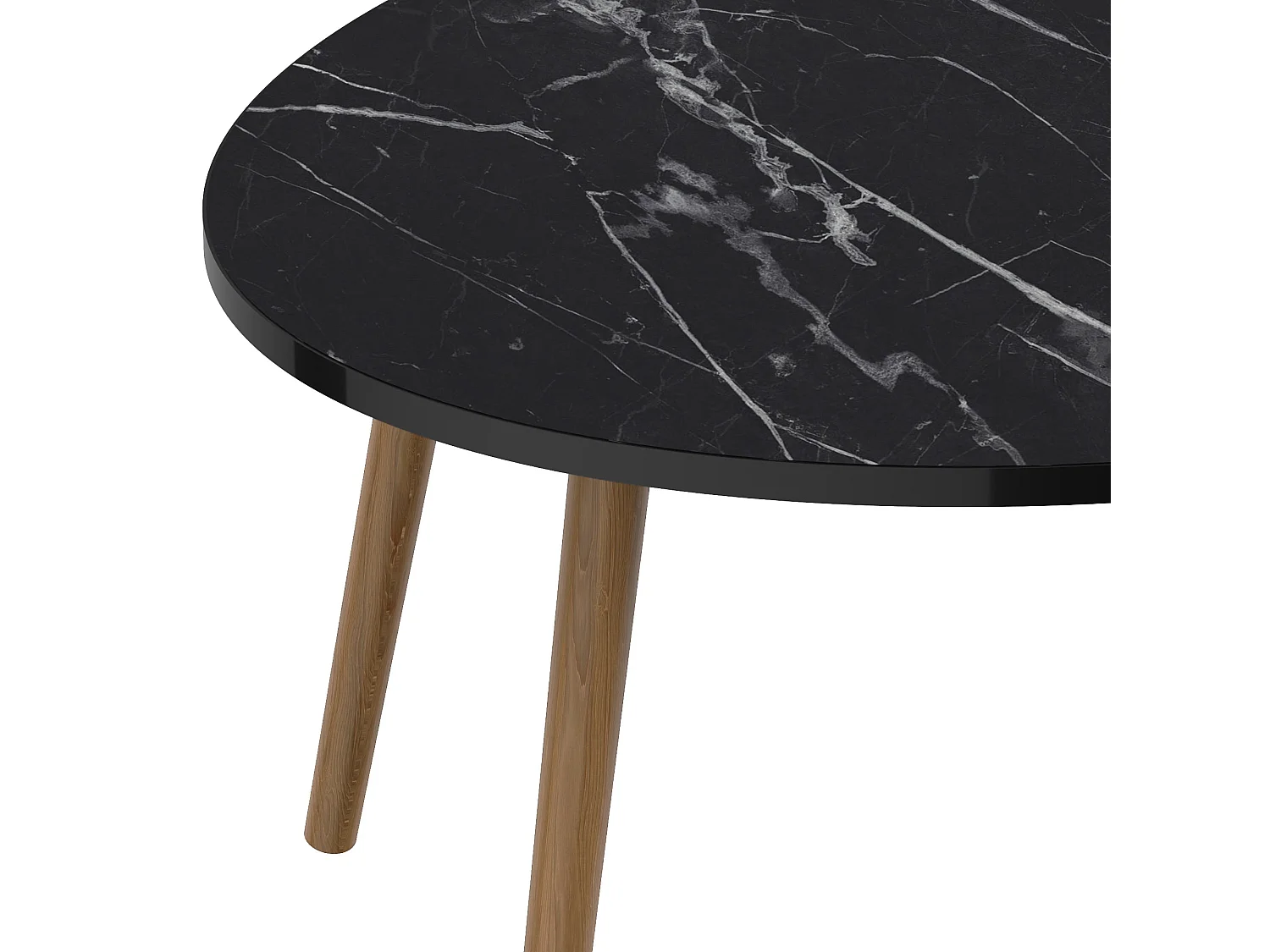 Tavolino ovale 41 x90 x 50 cm marmo nero naturale 03_0008503