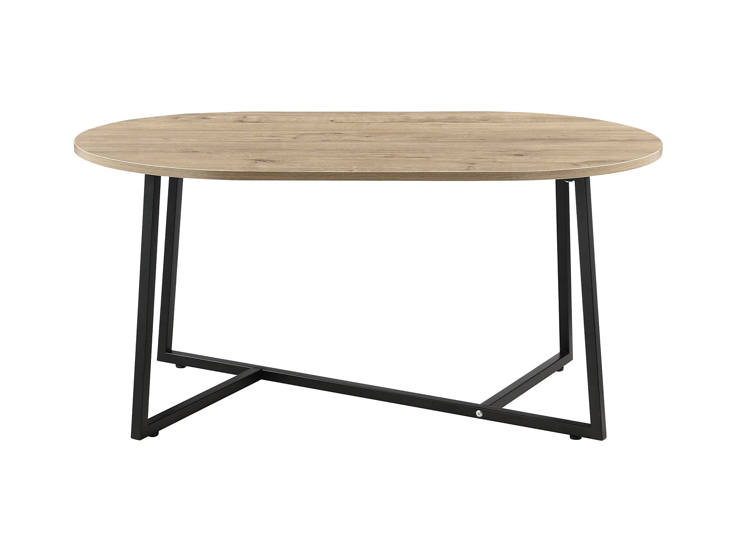 Table basse ovale 100 beige 100 x 60 x 47 cm 03_0008519
