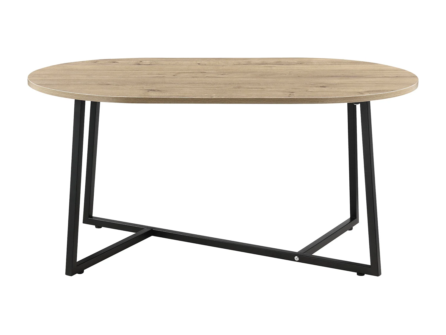 Table basse ovale 100 beige 100 x 60 x 47 cm 03_0008519