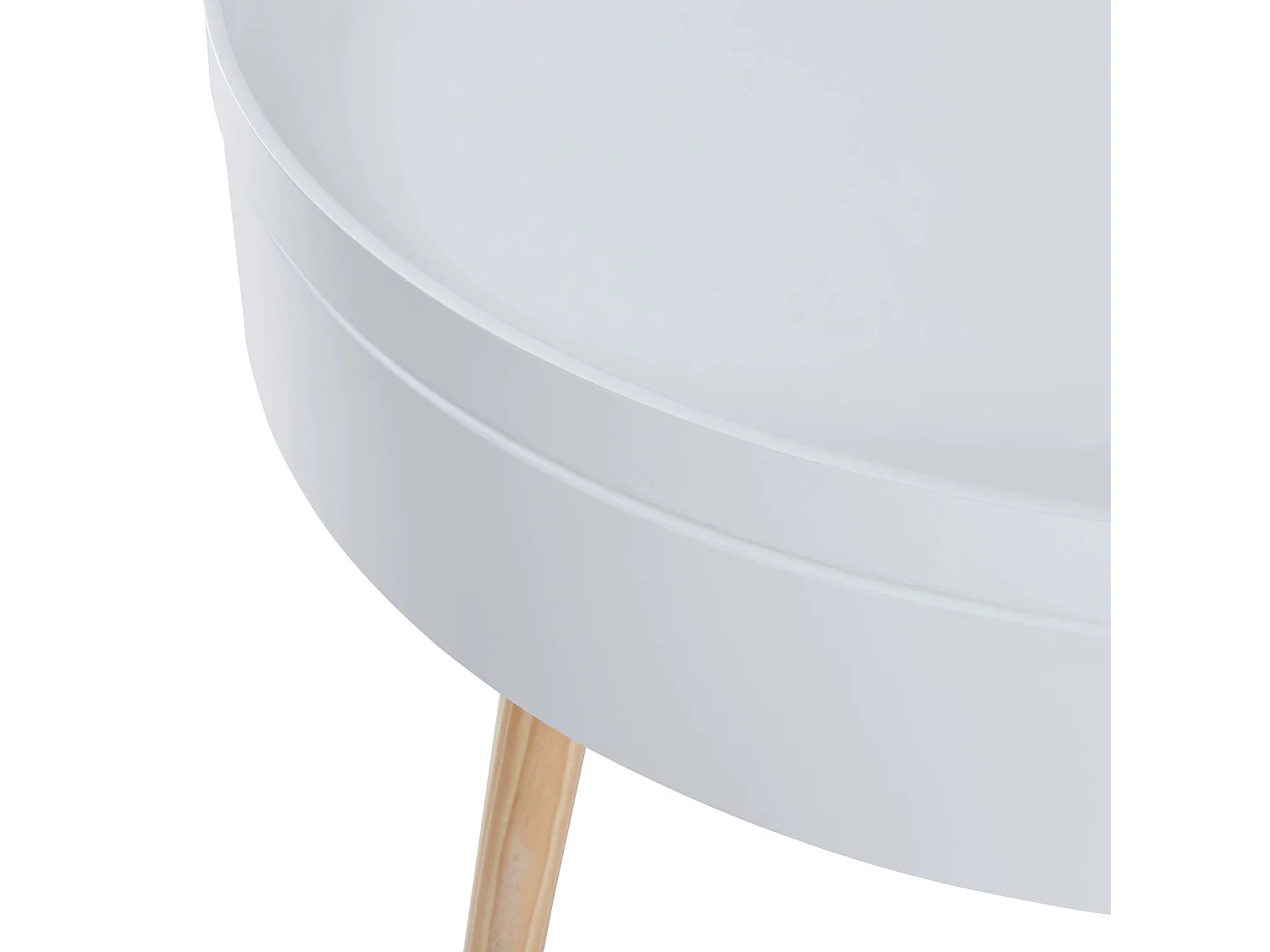 Table basse avec plateau blanche 60 x 60 x 45 cm 03_0008427