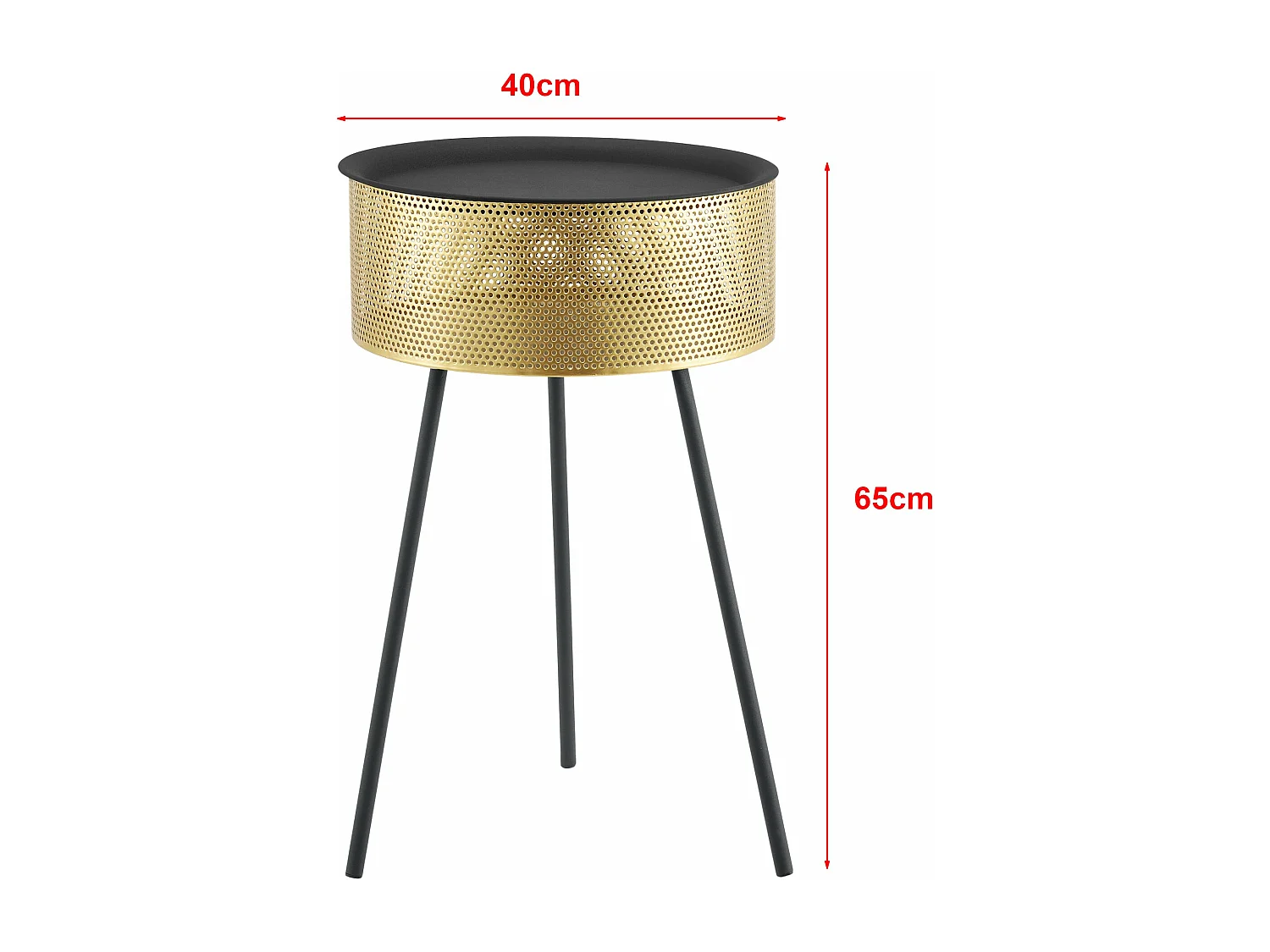 Mesa pequena 65 x 40 cm ouro preto 03_0008544