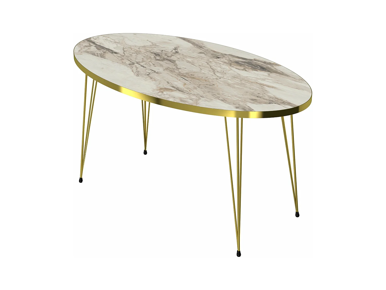 Table basse ovale 43 blanche 90 x 50 x 43 cm 03_0008509