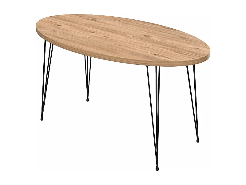 Mesa de centro oval 43 x 90 x 50 cm natural 03_0008512