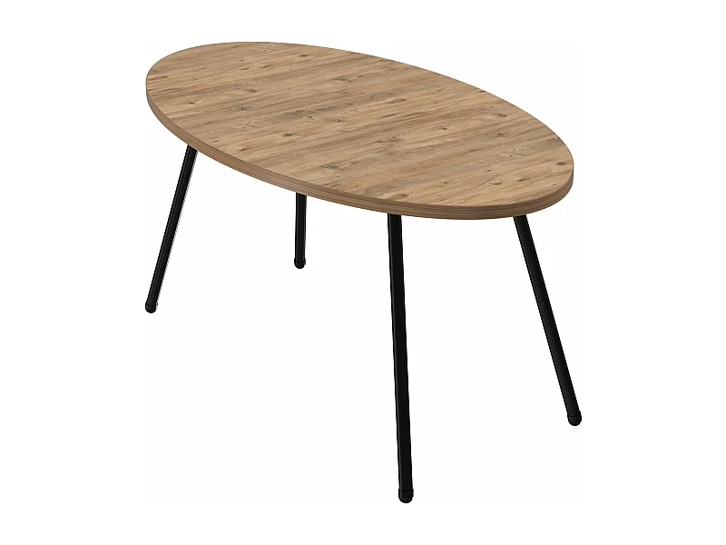 Table basse ovale 43 noire 90 x 50 x 43 cm 03_0008506