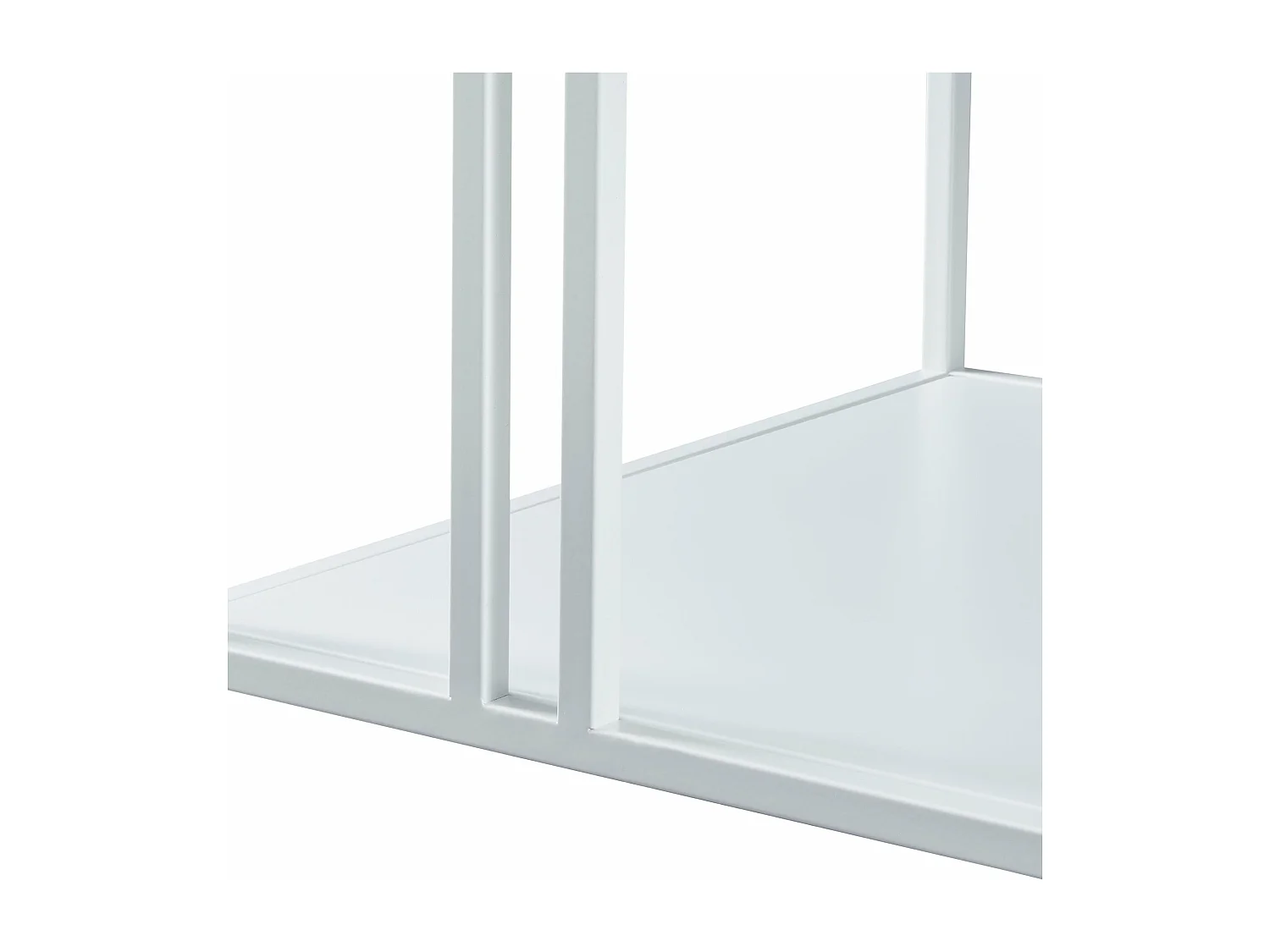 Mesa de centro de metal 47 x 110 x 55 cm branca 03_0008454