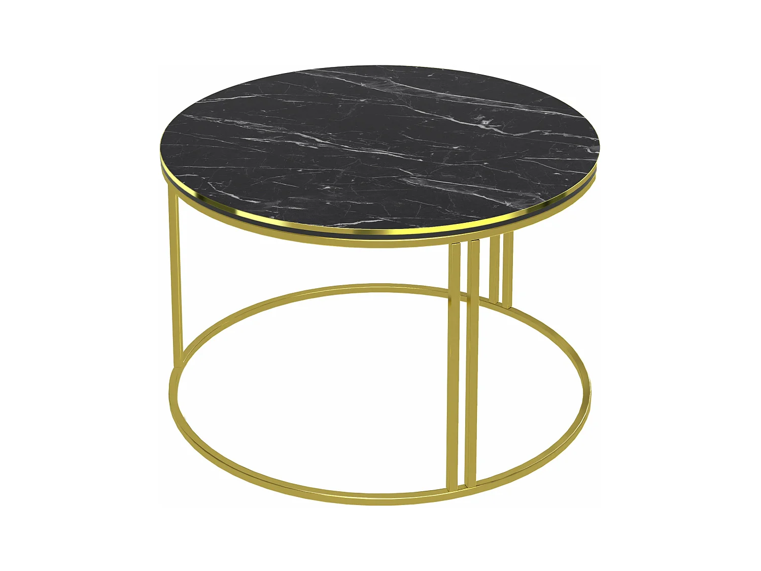 Table basse ronde 50 noire 80 x 80 x 50 cm 03_0008426