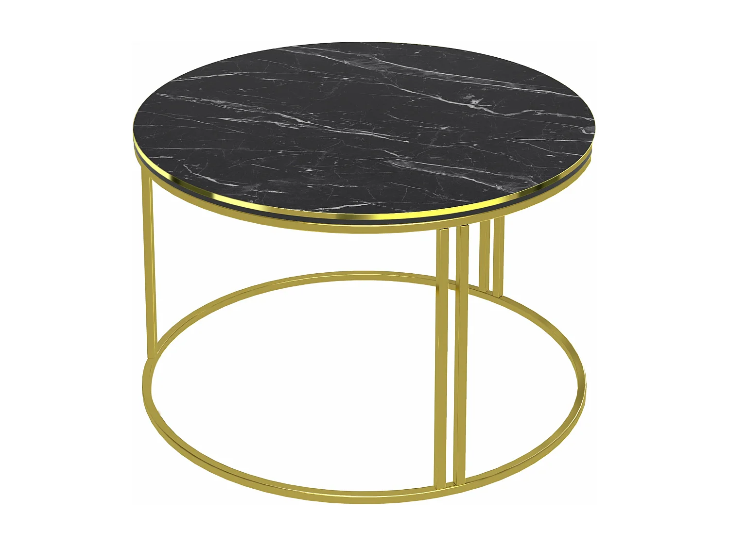 Table basse ronde 50 noire 80 x 80 x 50 cm 03_0008426