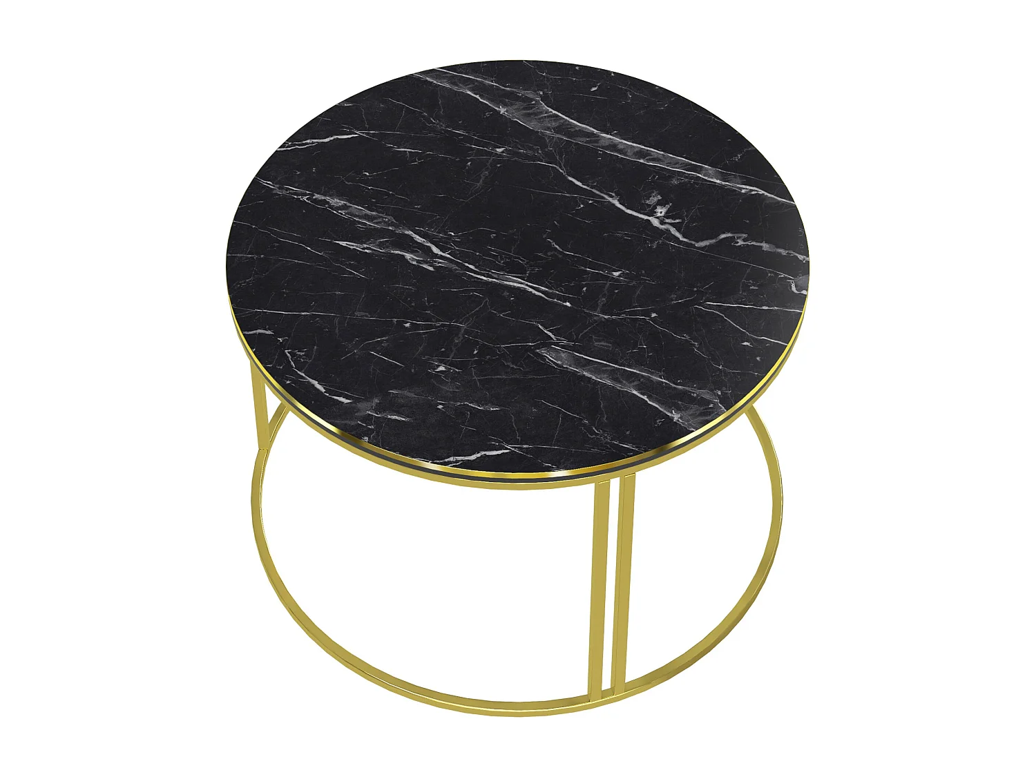 Table basse ronde 50 noire 80 x 80 x 50 cm 03_0008426