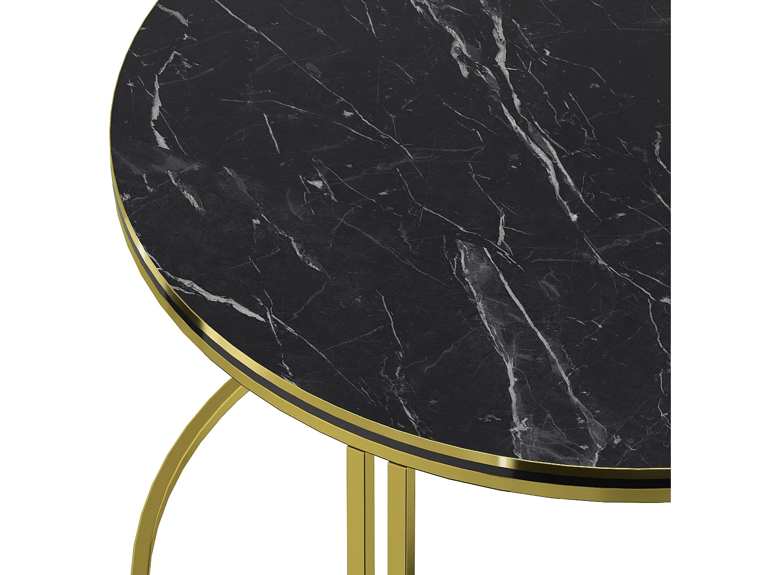 Table basse ronde 50 noire 80 x 80 x 50 cm 03_0008426