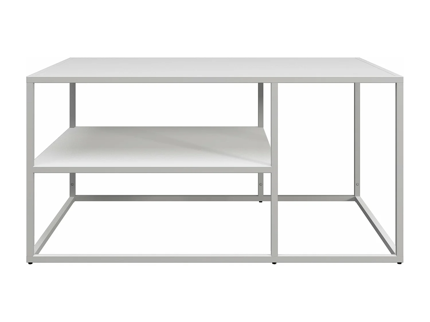 Mesa de centro Solund para sala retangular 45 x 90 x 60 cm branca 03_0008513