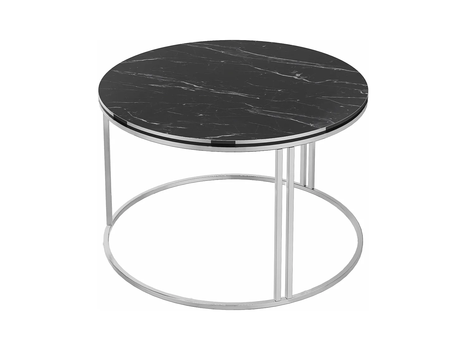 Table basse ronde 50 noire 80 x 80 x 50 cm 03_0008425