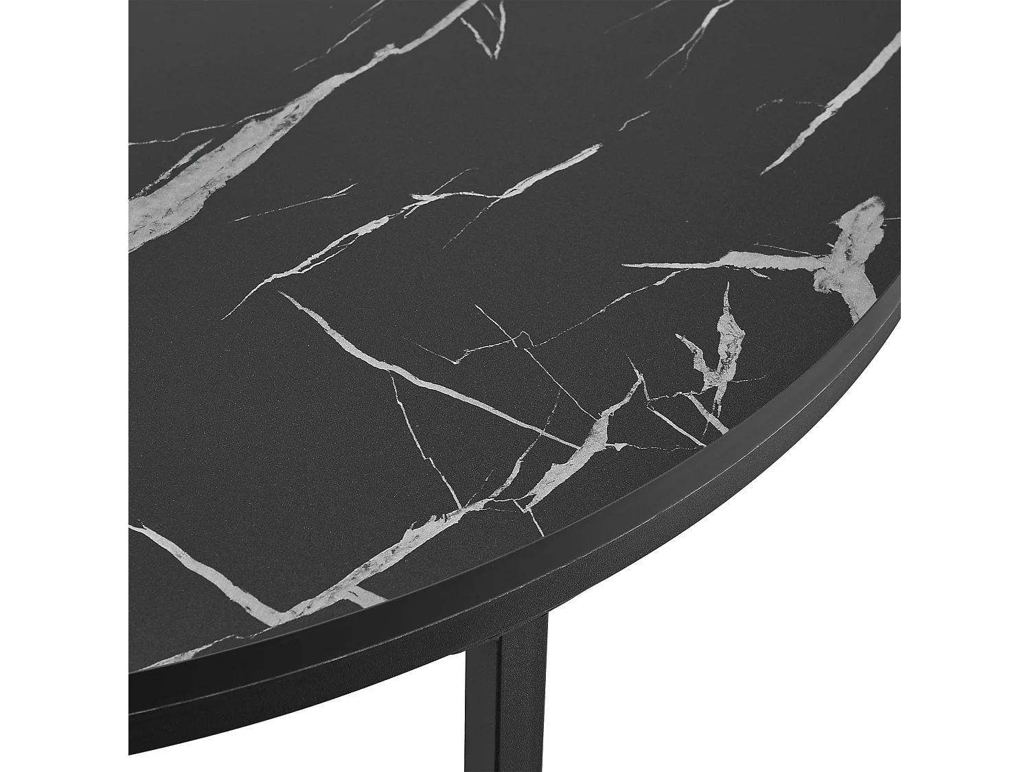 Table basse ronde pour noire 80 x 45 x 45 cm 03_0008497