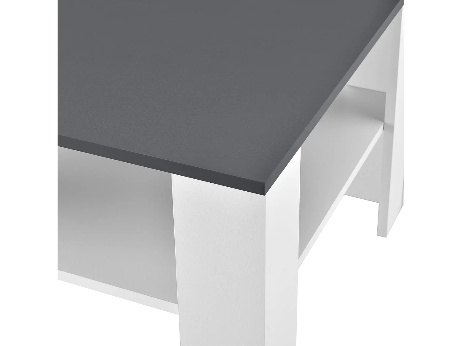 Table basse de salon blanche 60 x 60 x 40 cm 03_0008433