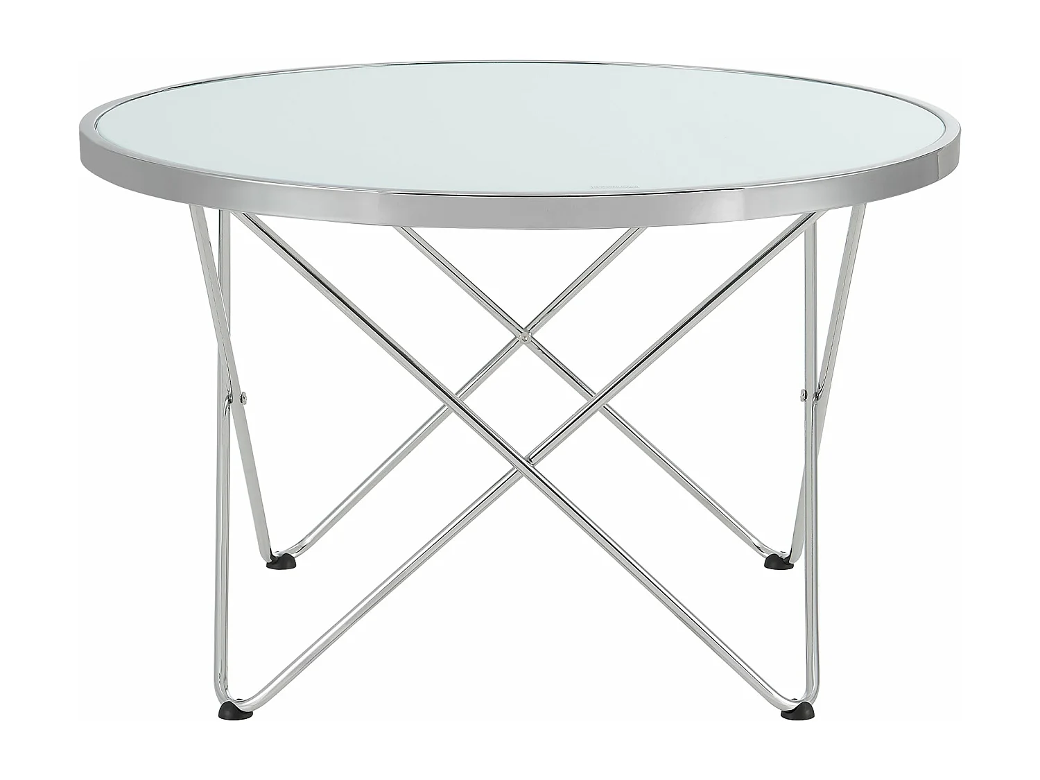 Mesa de centro 80 x 50 cm redonda metal 03_0008473