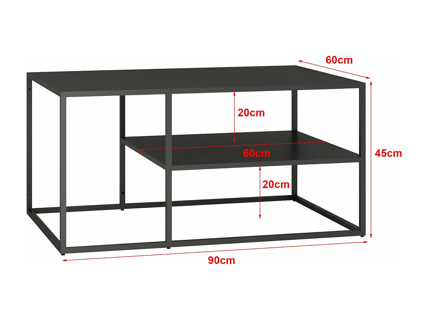 Table basse solund du noire 90 x 60 x 45 cm 03_0008514