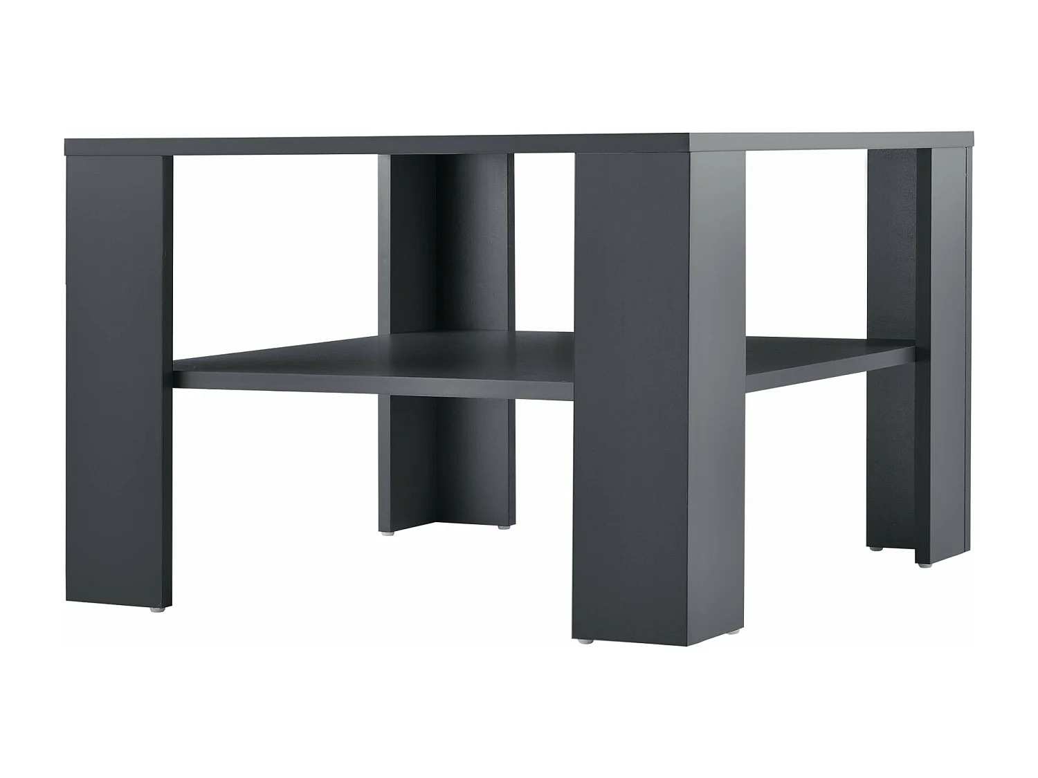 Table basse de salon grise 60 x 60 x 40 cm 03_0008434