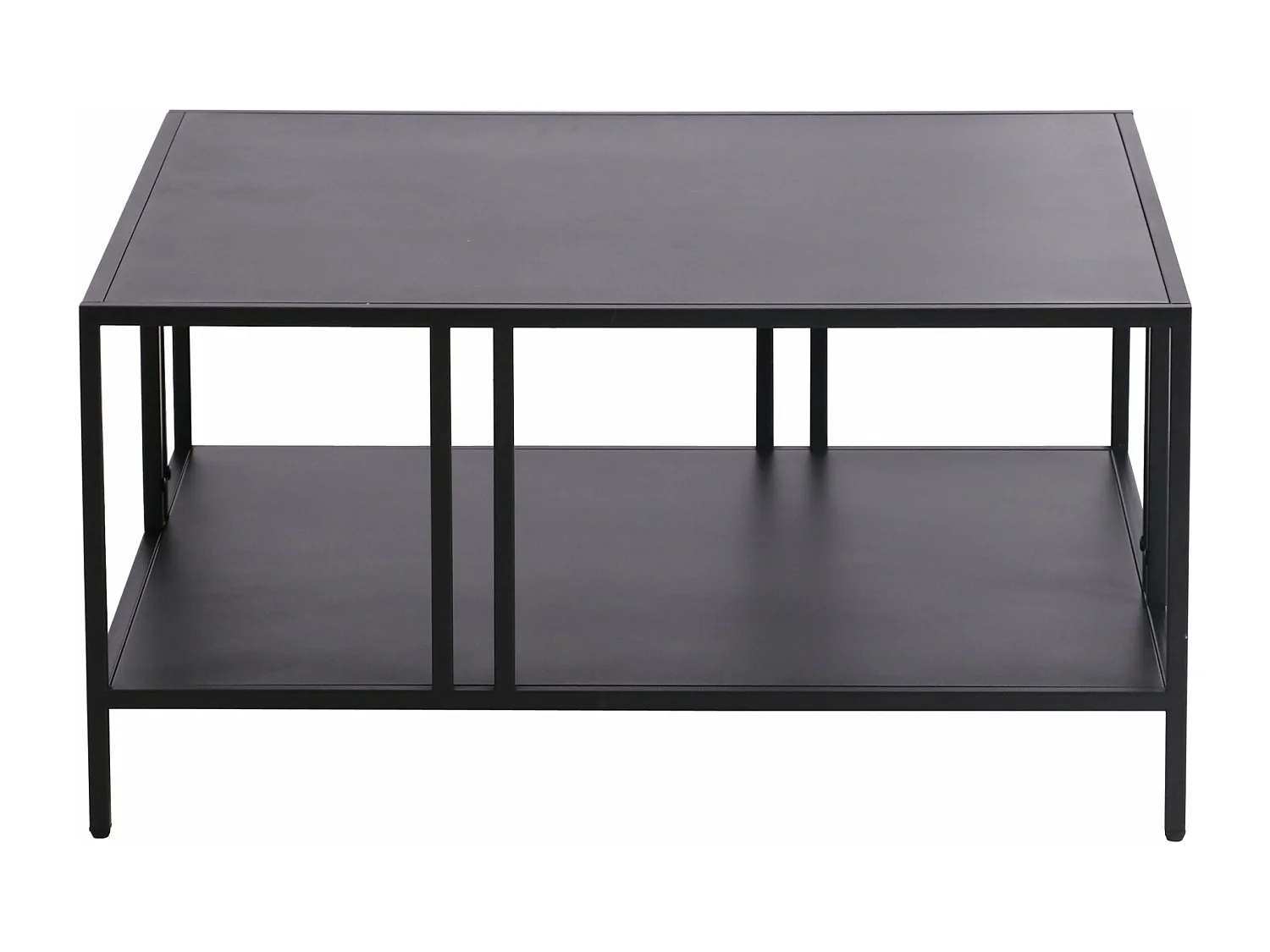 Table basse métal 40 métal argentée 80 x 80 x 40 cm 03_0008453