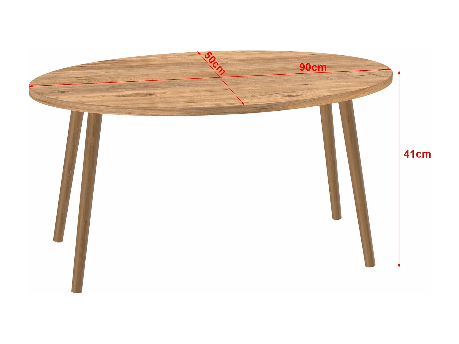 Mesa de centro oval 41 x 90 x 50 cm natural 03_0008501