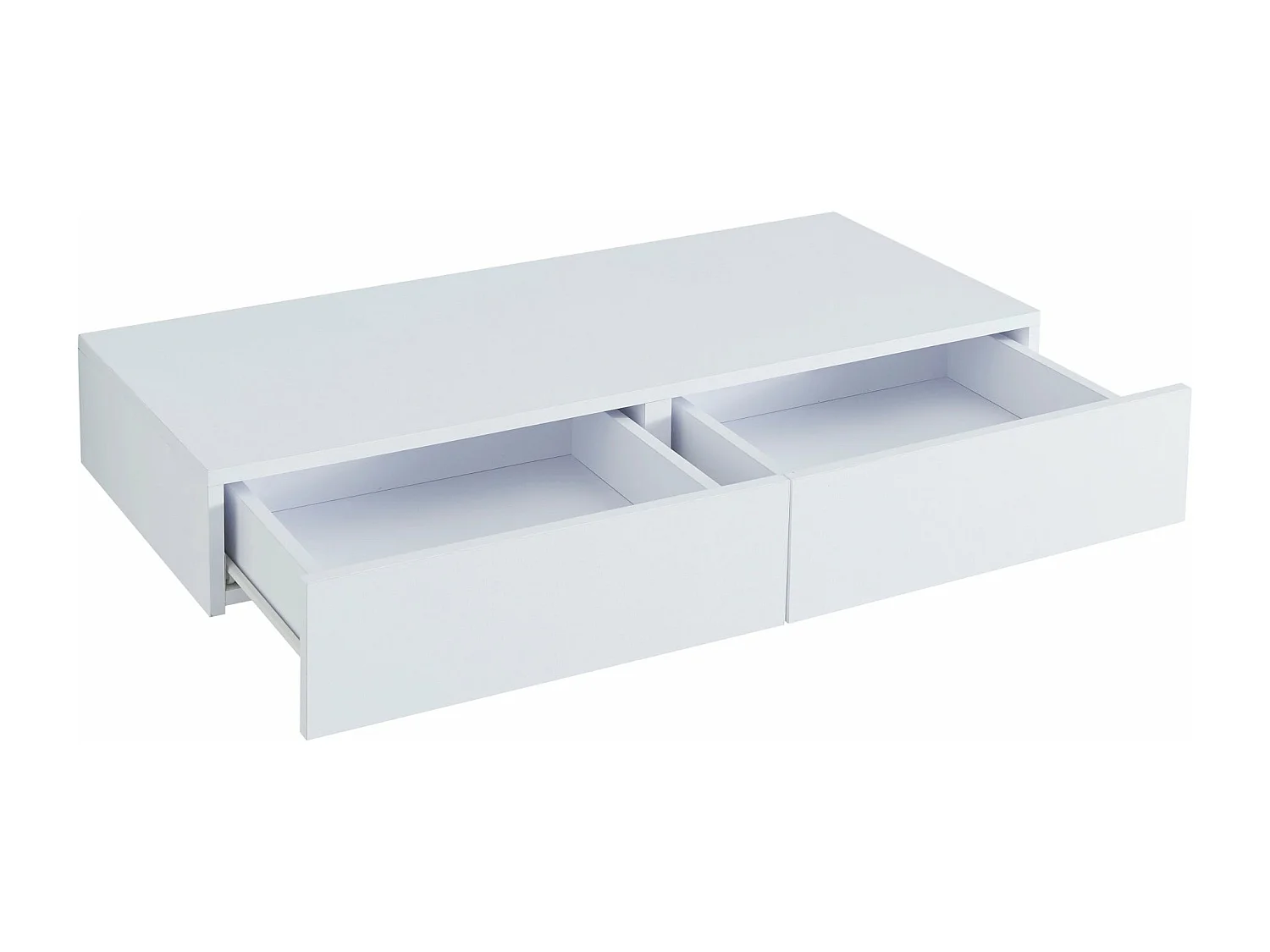 Estante de pared 2 cajones 80 x 35 x 12 cm blanco 03_0007007