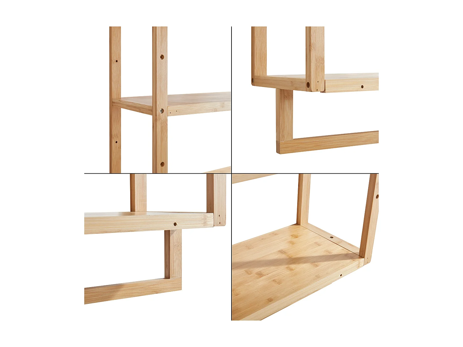 Étagère murale de salle bambou marron 52 x 21 x 58.5 cm 03_0007025