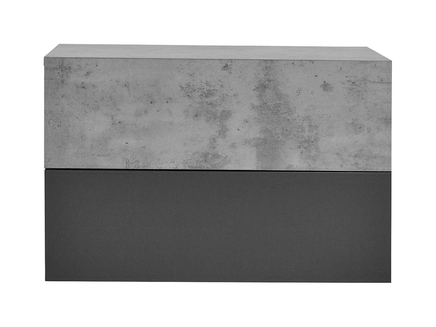 Lot de deux étagères grise 46 x 30 x 15 cm 03_0007099
