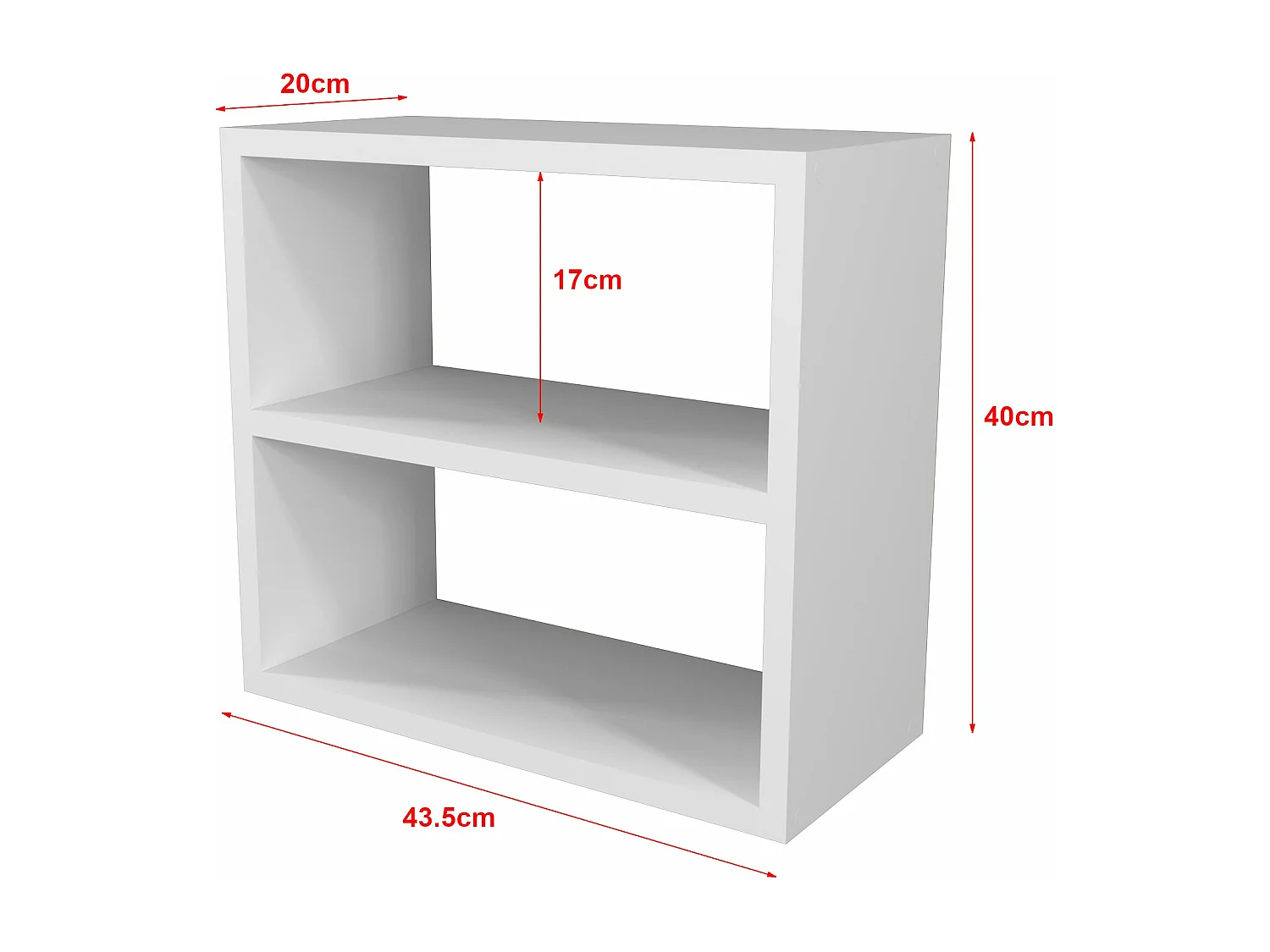 Estante de cocina independiente de 2 niveles 40 x 435 x 20 cm blanco 03_0006965