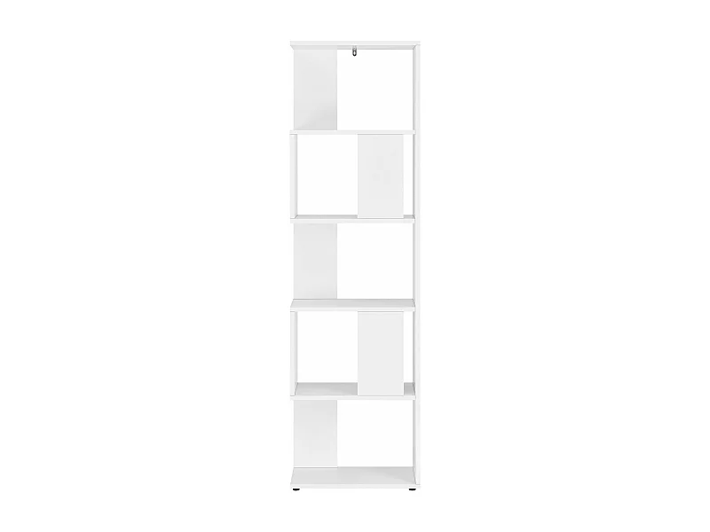 Étagère armoire bibliothèque pour blanche 45 x 23.5 x 159 cm 03_0004690
