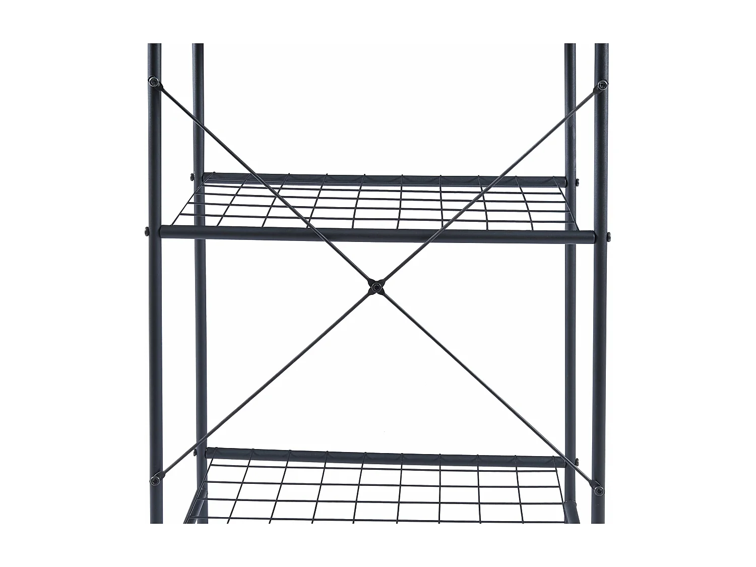 Étagère de cuisine 150 noire 60 x 42 x 150 cm 03_0006971