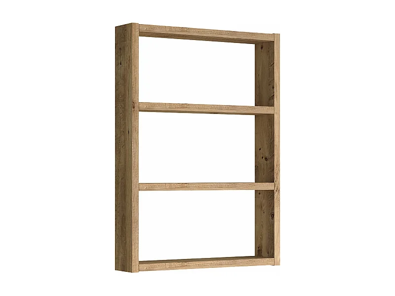 Estante de cocina 3 niveles 60 x 43 x 9 cm efecto roble rústico 03_0006970