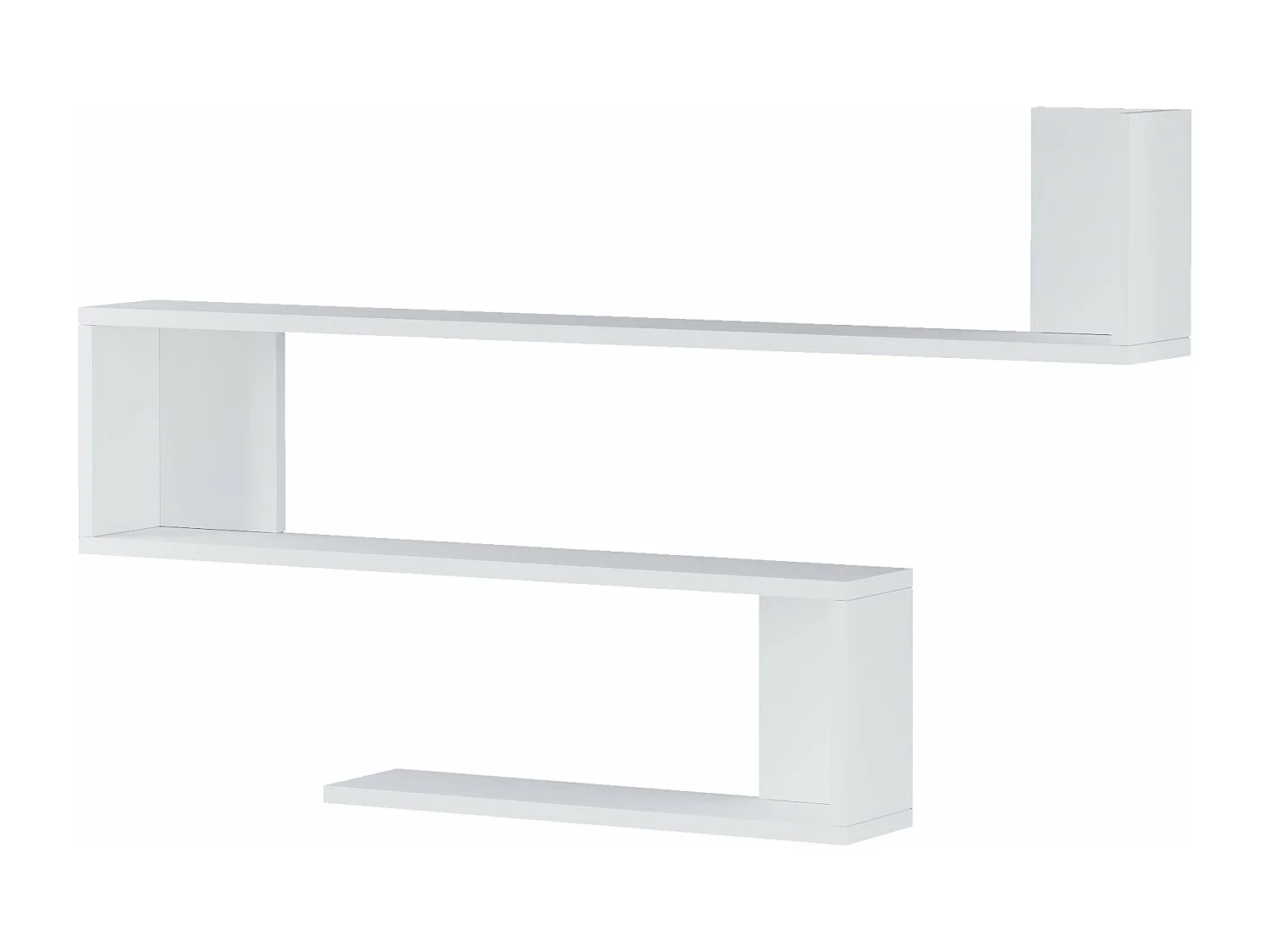 Étagère murale à 3 blanche 120 x 14.5 x 71.5 cm 03_0007039