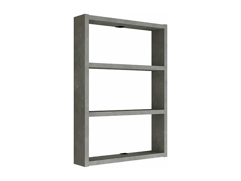Prateleira de cozinha de 3 níveis 60 x 43 x 9 cm efeito concreto 03_0006968