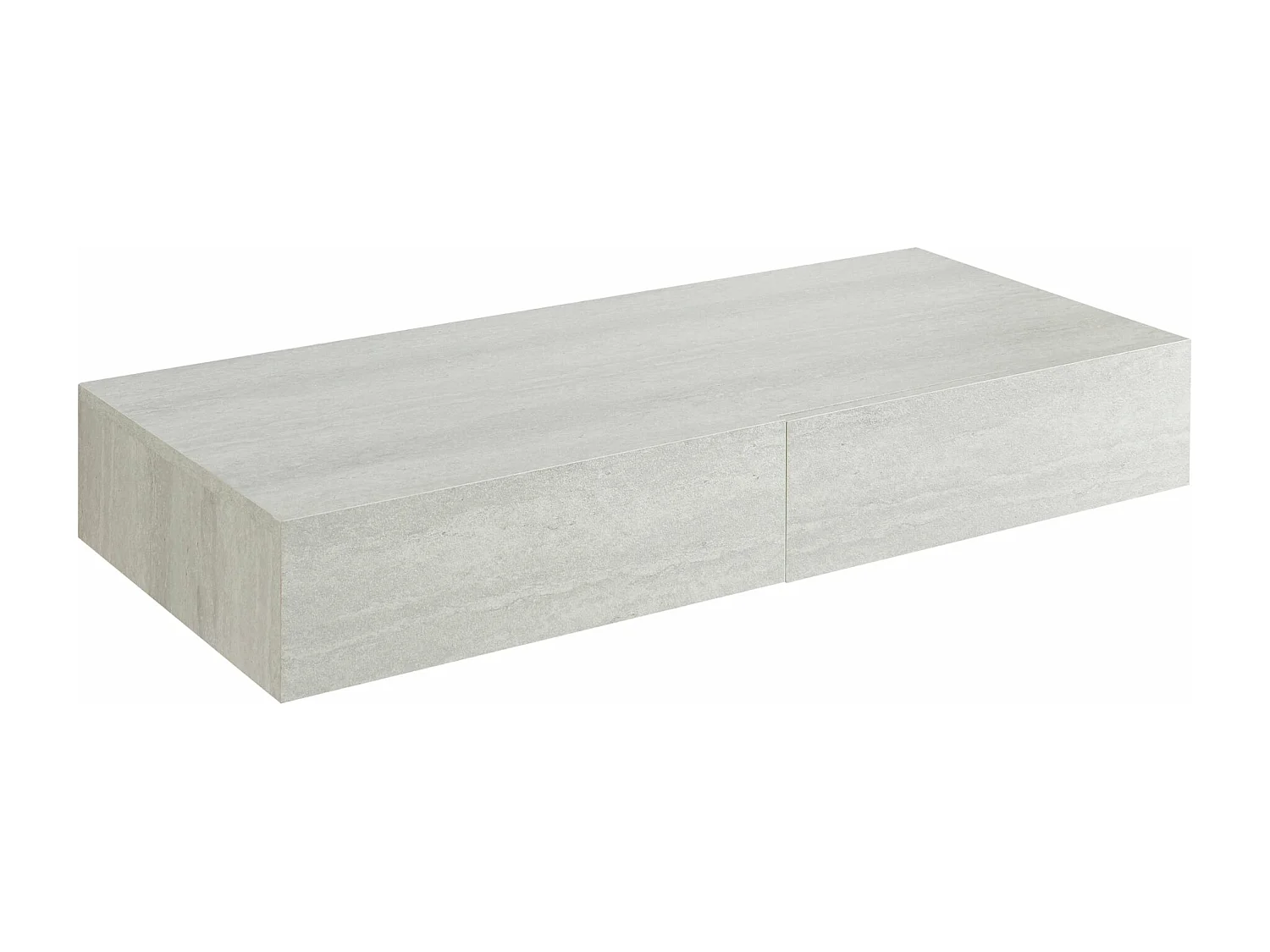 Prateleira de parede com 2 gavetas 80 x 35 x 12 cm efeito concreto 03_0007008