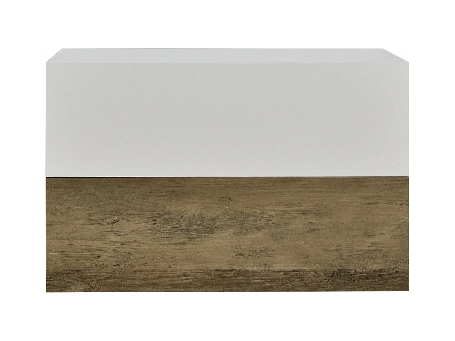 Lot de deux étagères bois blanche 46 x 30 x 15 cm 03_0007098