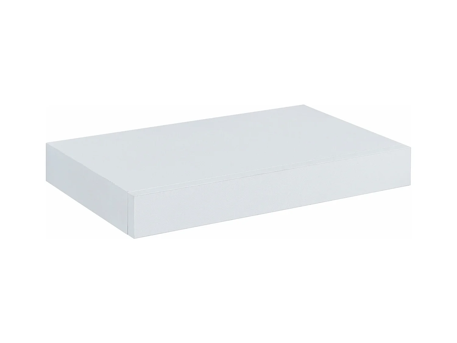 Étagère murale avec tiroir blanche 39.5 x 25 x 5 cm 03_0007010