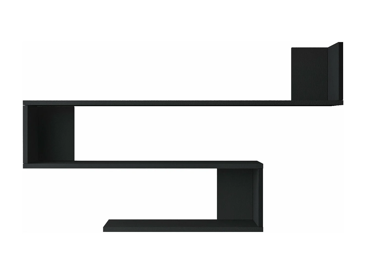 Estante de pared de 3 niveles 715 x 120 x 145 cm negro 03_0007043