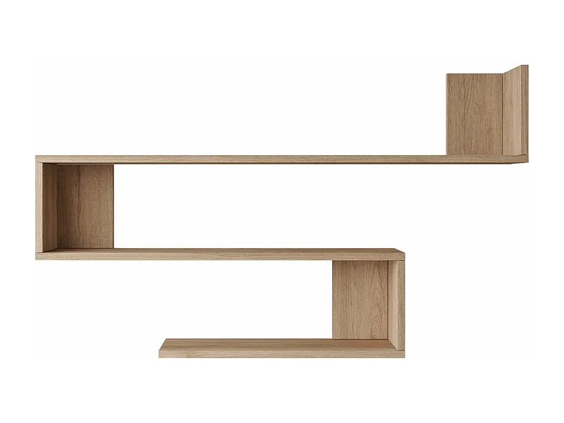 Étagère murale à 3 beige 120 x 14.5 x 71.5 cm 03_0007041