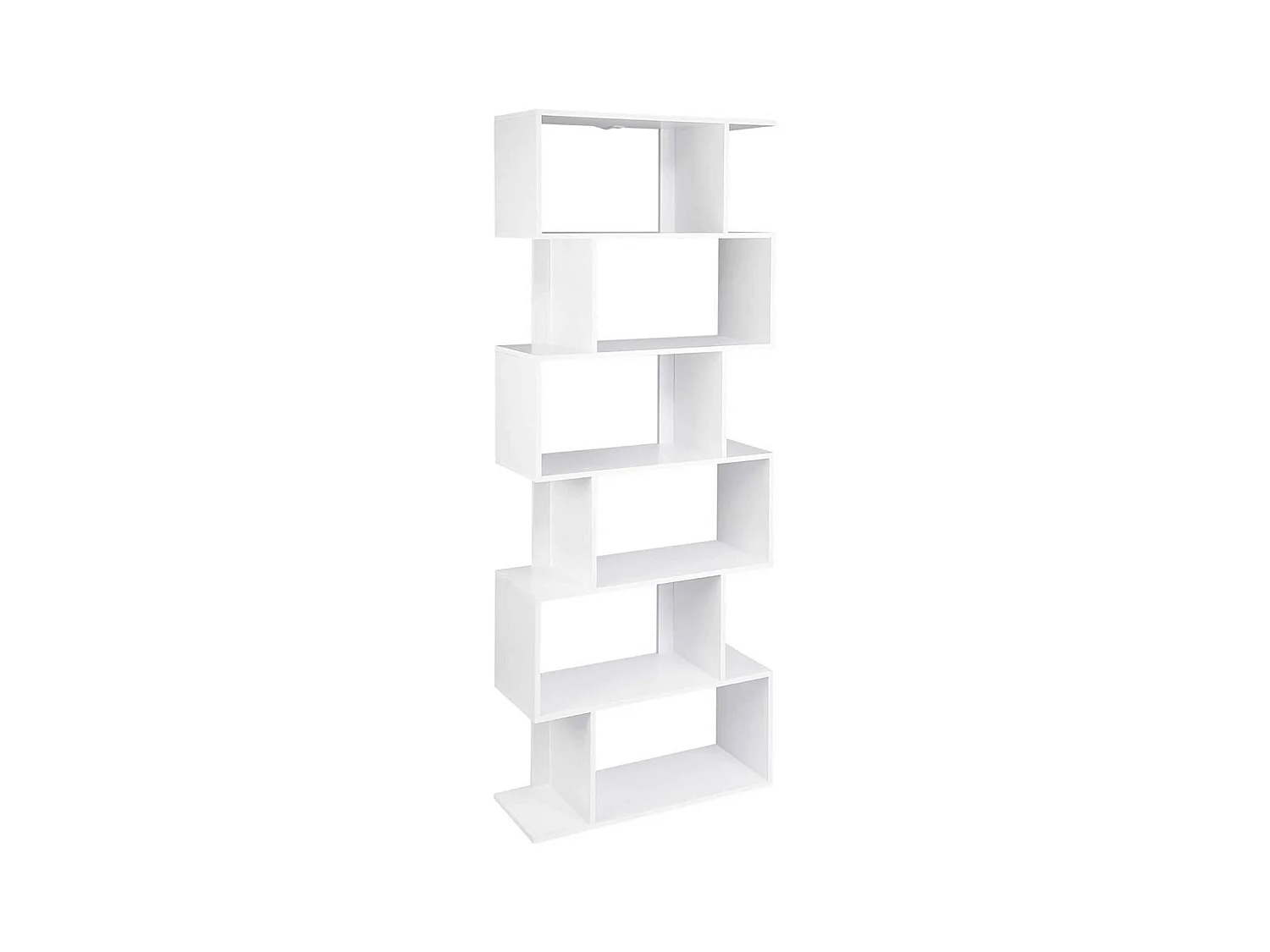 Bibliothèque 6 compartiments modèle blanche 60 x 23.5 x 160 cm 19_0000209