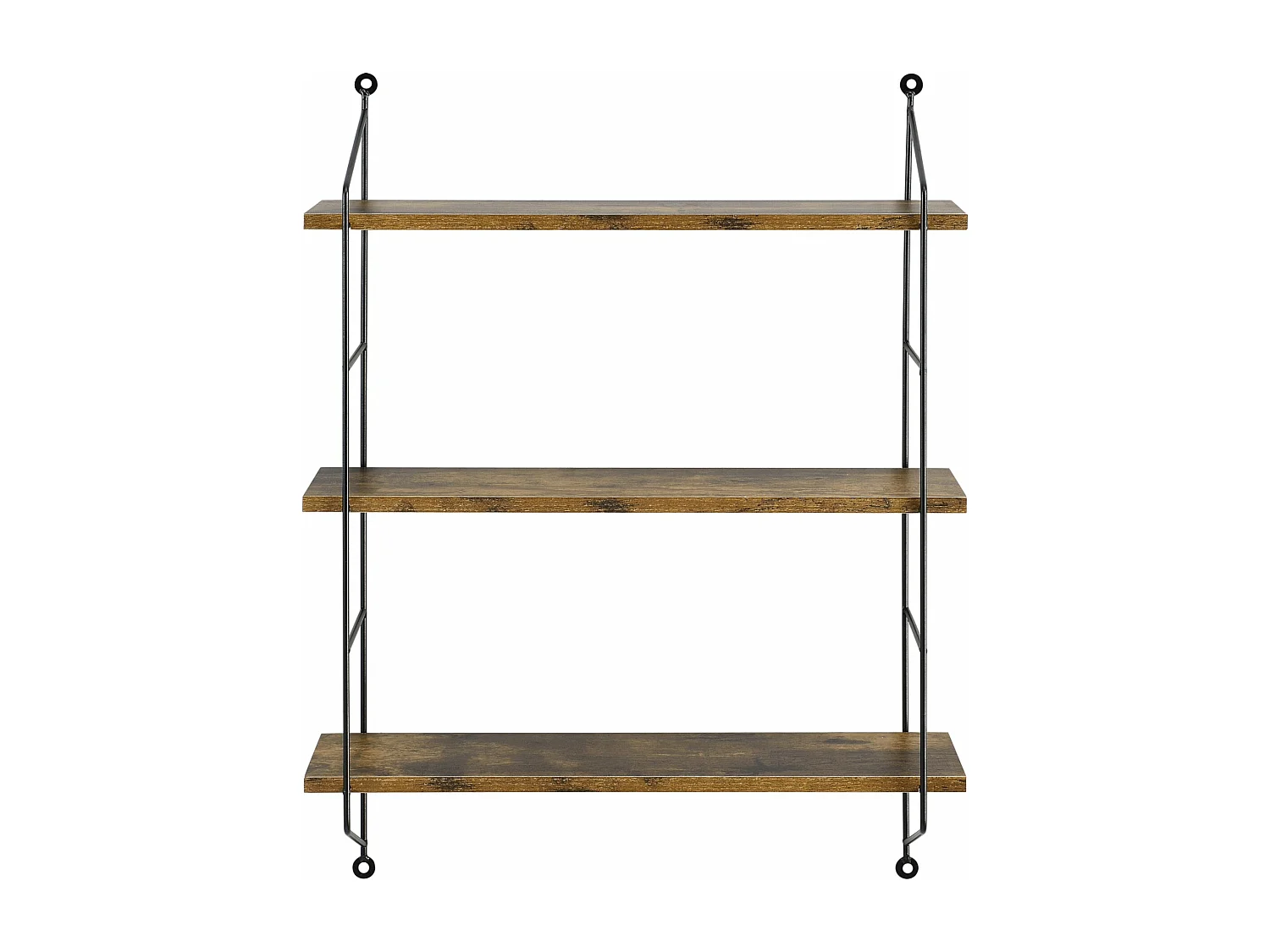 Étagère murale à 3 bois marron 48 x 15 x 63.5 cm 03_0007063