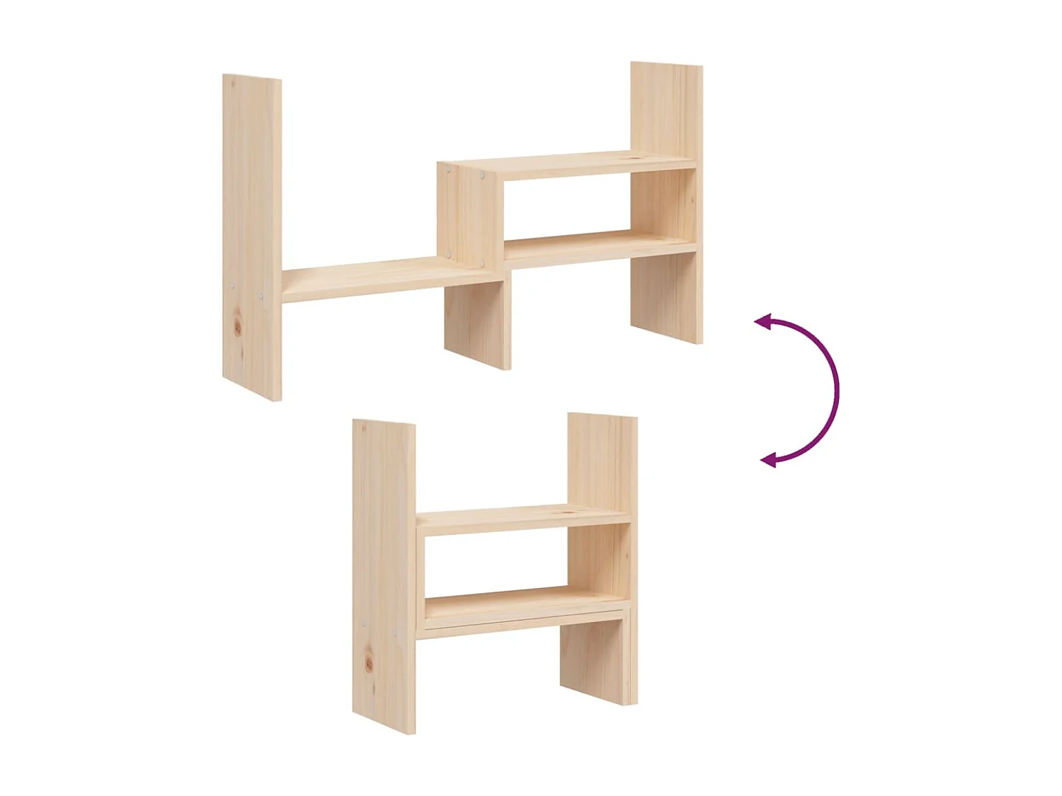 Support pour moniteur (39-72) bois marron 72 x 17 x 43 cm 02_0021214