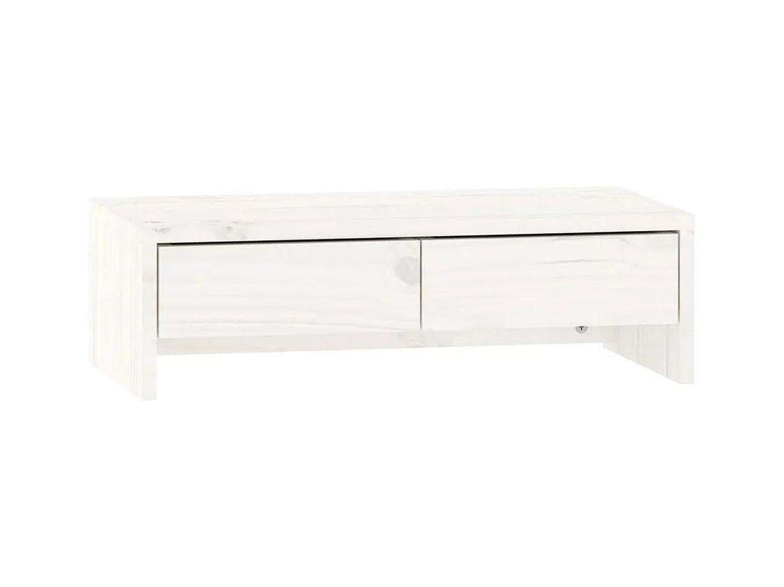 Support de moniteur 50 bois blanche 50 x 27 x 15 cm 02_0021220