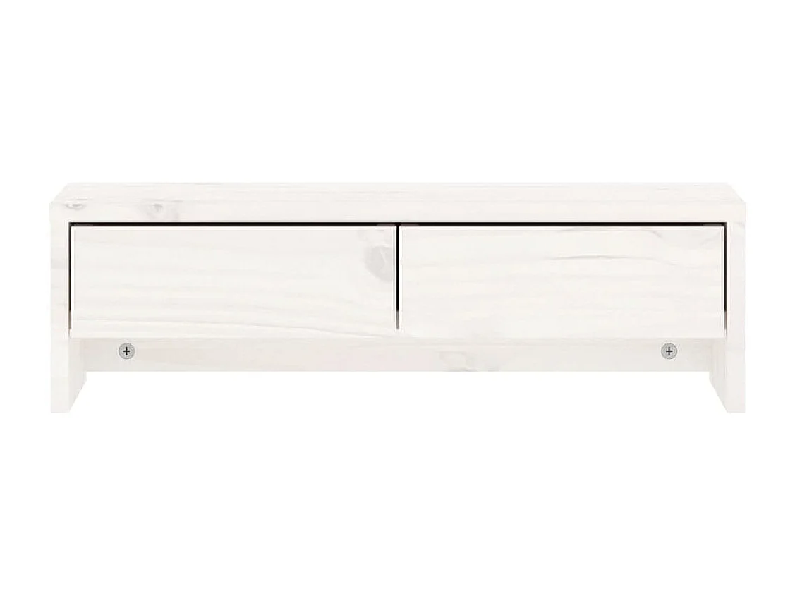 Supporto per monitor 50 x 27 x 15 cm legno massello di pino bianco 02_0021220